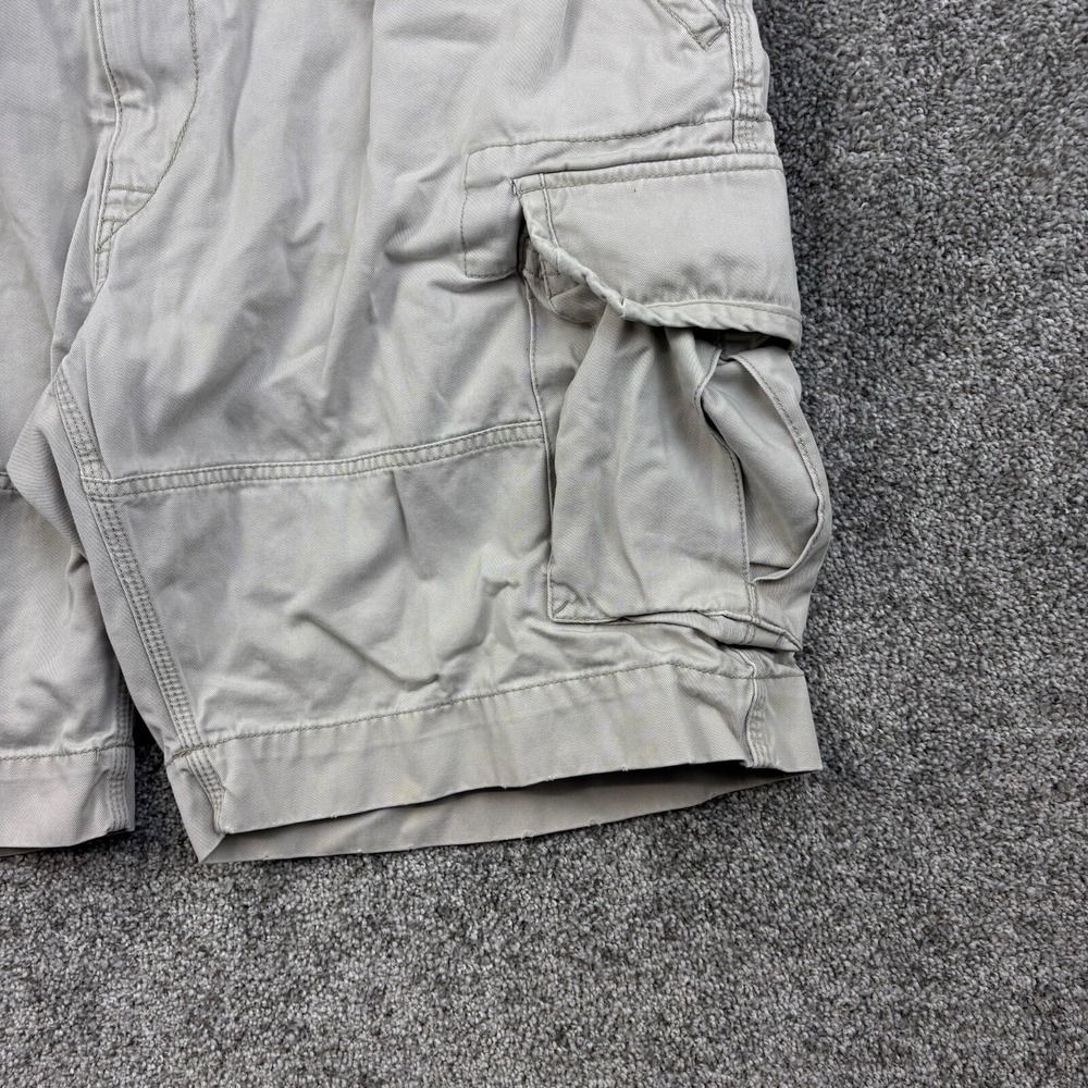 Vintage Polo Ralph Lauren Cargo Shorts Mens 40 Beige‎ Military Utility Canvas - Picture 3 of 7